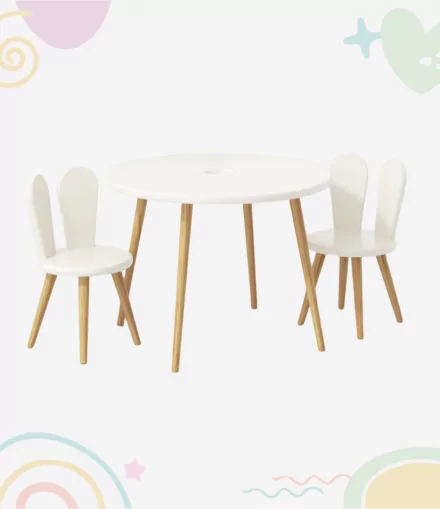 Mesita y sillas Bunny - Valeria Juan Kids